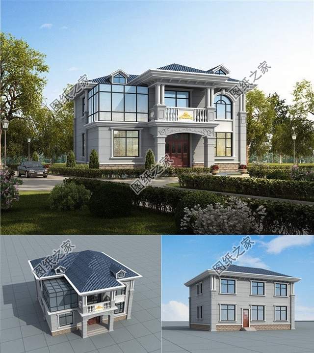 帶陽光房的農(nóng)村建房設(shè)計，打造唯美浪漫花園，悠閑自在