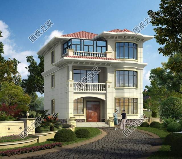 帶陽光房的農(nóng)村建房設(shè)計，打造唯美浪漫花園，悠閑自在