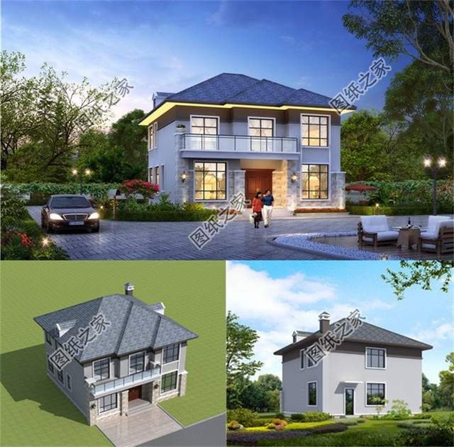 新中式自建別墅設(shè)計，造價經(jīng)濟(jì)，施工簡易，經(jīng)典戶型