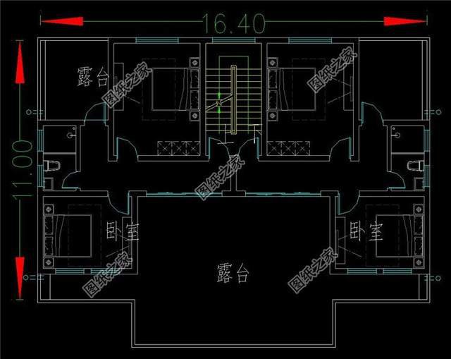 五套雙拼別墅設(shè)計，血濃于水的親情，一起建房互相幫襯還省錢