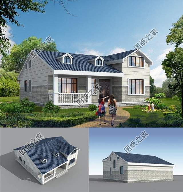 一層半農(nóng)村自建房設(shè)計(jì)，住著舒適，帶來(lái)好心情