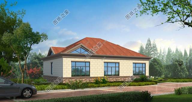 一層半農(nóng)村自建房設(shè)計(jì)，住著舒適，帶來(lái)好心情