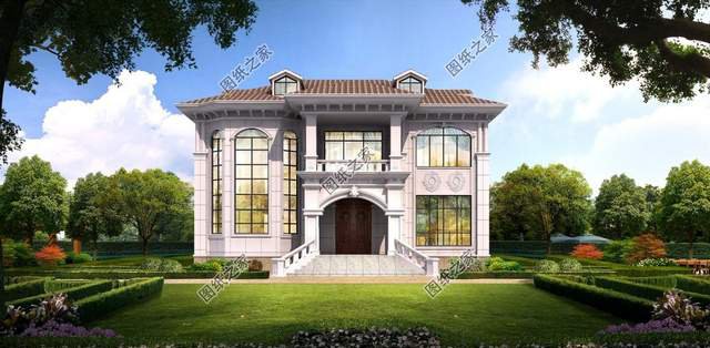 傳統(tǒng)歐式自建別墅設(shè)計(jì)，復(fù)古大氣，身臨其境的感覺