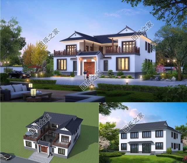 農(nóng)村中式別墅，是傳統(tǒng)文化的另一種表達(dá)，帶有文化氣息不失靈氣