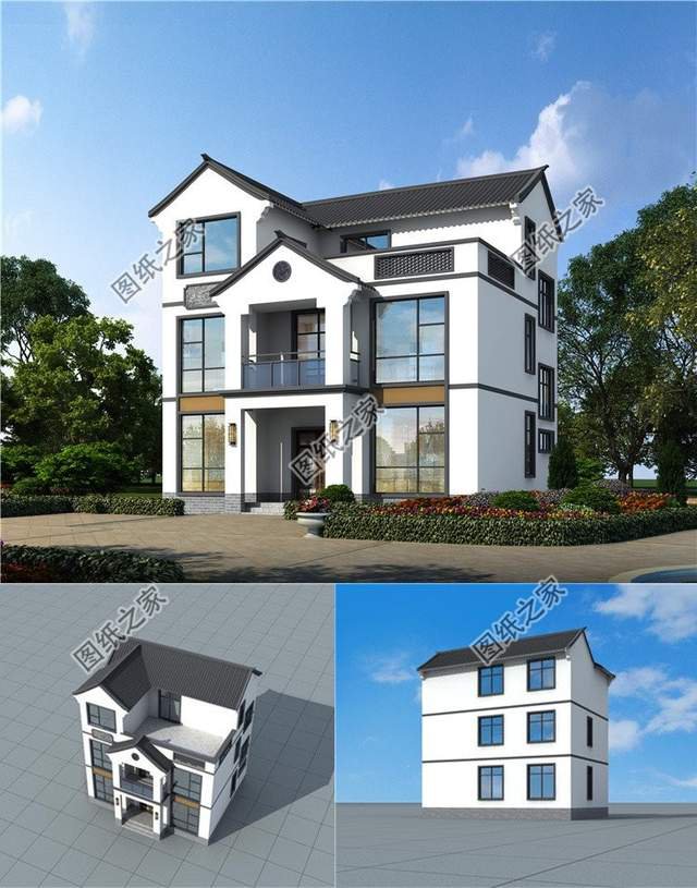 農(nóng)村中式別墅，是傳統(tǒng)文化的另一種表達(dá)，帶有文化氣息不失靈氣