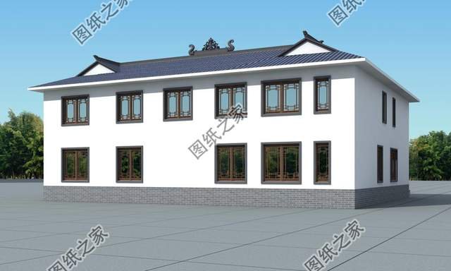 中式合院自建別墅，建好全村人都跑來(lái)要圖紙