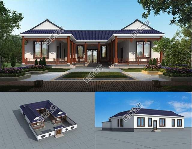 中式合院自建別墅，建好全村人都跑來(lái)要圖紙