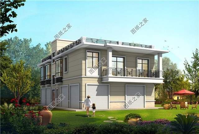 帶商鋪的農(nóng)村別墅設(shè)計(jì)，讓小地方生活更加輕松自在，安居樂(lè)業(yè)