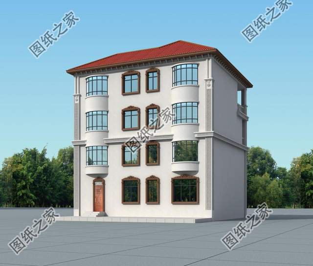 農(nóng)村高層自建別墅設(shè)計(jì)，城市的繁華不耽誤農(nóng)村的高樓林立