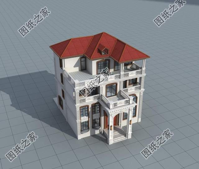 農(nóng)村高層自建別墅設(shè)計(jì)，城市的繁華不耽誤農(nóng)村的高樓林立