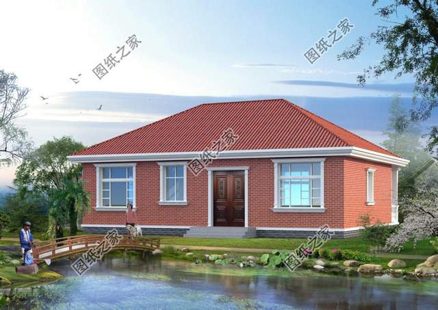 一層小別墅設(shè)計(jì)，實(shí)在的農(nóng)村房屋，舒適的農(nóng)村生活