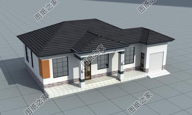 5款帶車庫(kù)的農(nóng)村別墅設(shè)計(jì)，滿足基本居住舒適性，出行更便捷