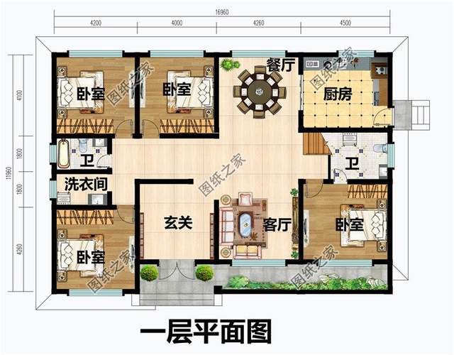 一層半農(nóng)村自建房合集，提升生活質(zhì)量，兼具美觀與實用性