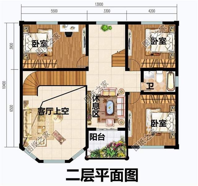 二層半簡歐式別墅設計，室內功能充足，保證家人生活舒適溫馨