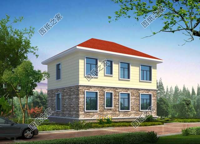 鄉(xiāng)村兩層別墅設計合集，簡單的小別墅，滿意的建筑方案