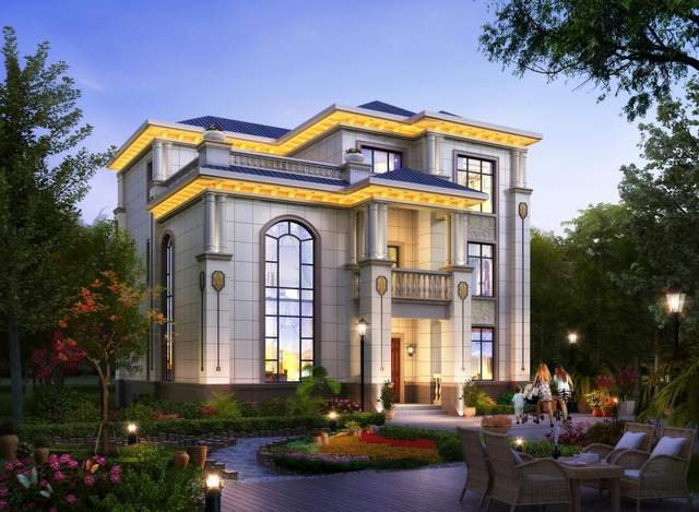 簡(jiǎn)約歐式別墅的強(qiáng)勢(shì)襲擊，獨(dú)特的西方時(shí)尚，讓你眼前一亮