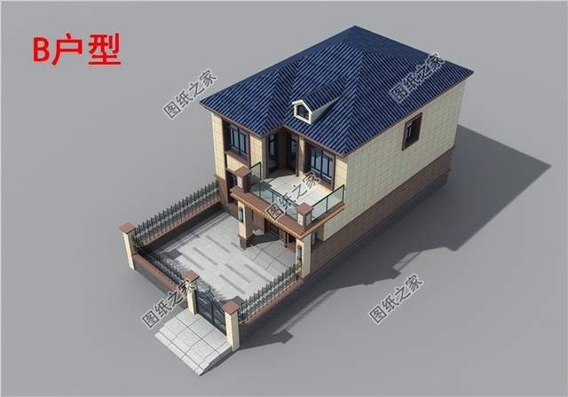 兩開間別墅設(shè)計，小面積建房的福音，喜歡的就拿去參考吧