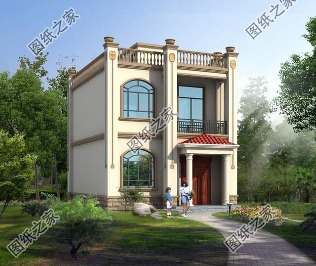 兩開間別墅設(shè)計，小面積建房的福音，喜歡的就拿去參考吧