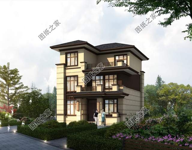 兩開間別墅設(shè)計，小面積建房的福音，喜歡的就拿去參考吧