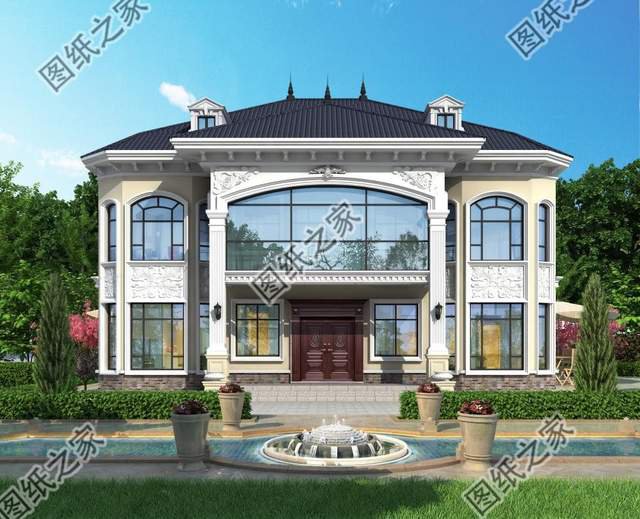 8款歐式別墅設(shè)計，農(nóng)村建房風格的領(lǐng)跑者，強烈推薦