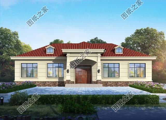 一層農(nóng)村別墅設(shè)計，樸實的農(nóng)村住宅設(shè)計，實在踏實接地氣