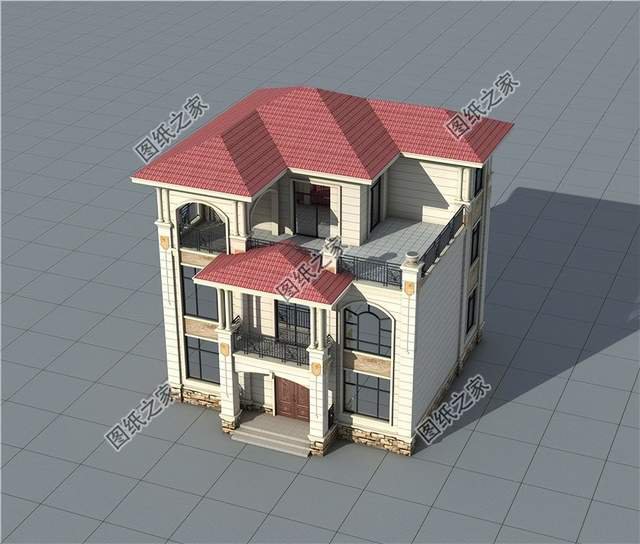 五套三層別墅設(shè)計(jì)，室內(nèi)合理布局，功能強(qiáng)大，外觀漂亮