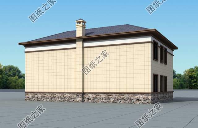 農(nóng)村兄弟雙拼房，房屋外觀氣派，家人互相有個(gè)照應(yīng)