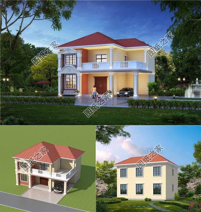 農(nóng)村歐式自建別墅，色調(diào)搭配還是材料運用都屬于上乘，推薦收藏