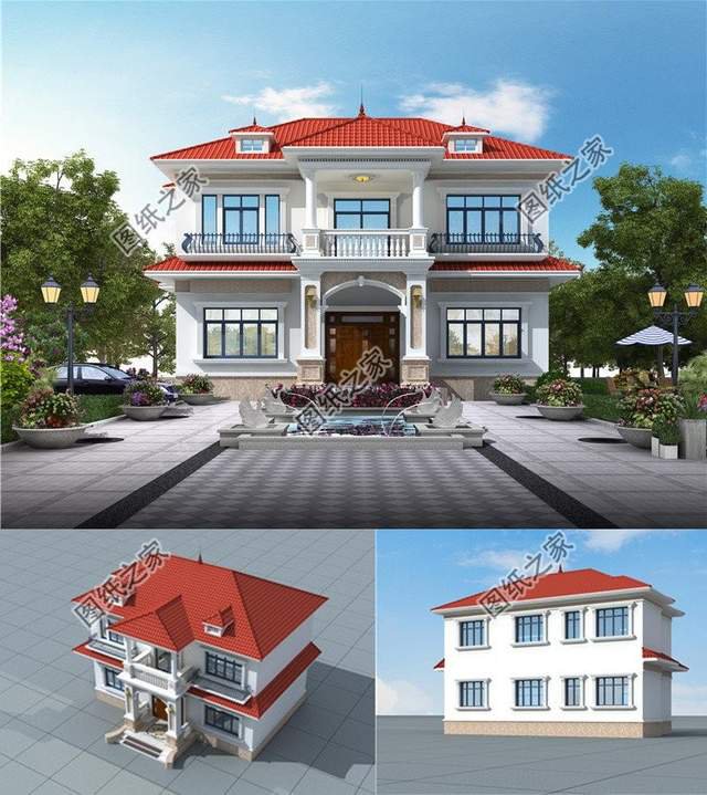 農(nóng)村歐式自建別墅，色調(diào)搭配還是材料運用都屬于上乘，推薦收藏