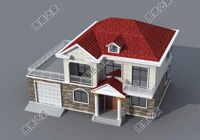 五套農(nóng)村小別墅，帶有車庫，給準(zhǔn)備建房的朋友們趕緊安排上