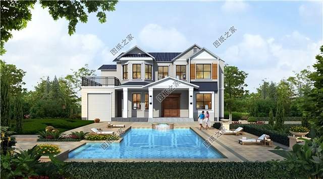 五套農(nóng)村小別墅，帶有車庫，給準(zhǔn)備建房的朋友們趕緊安排上