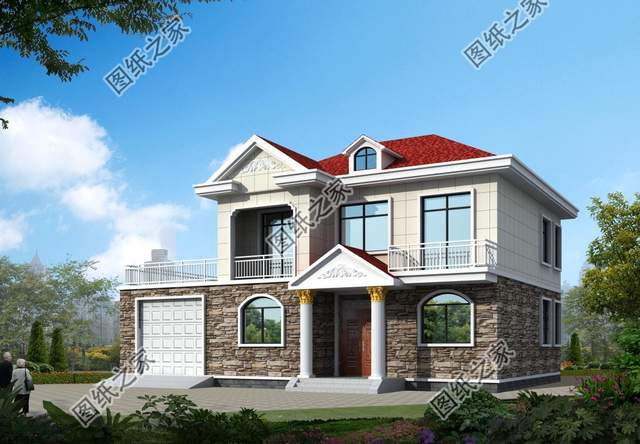 五套農(nóng)村小別墅，帶有車庫，給準(zhǔn)備建房的朋友們趕緊安排上