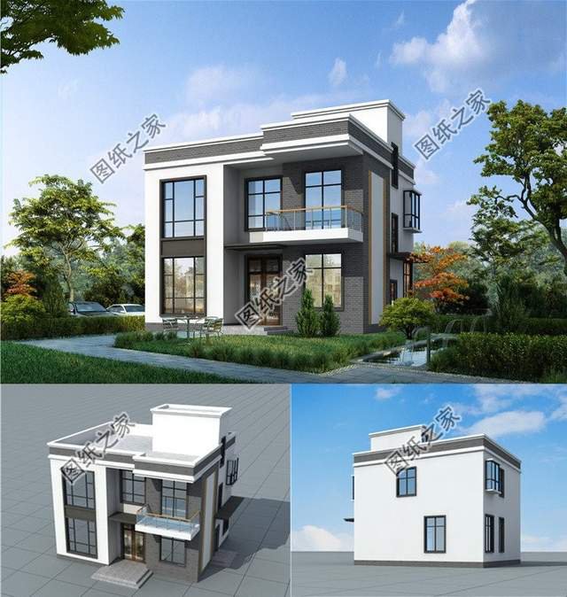 農村現代風別墅設計，低調奢華有內涵，選擇建在老家絕對錯不了