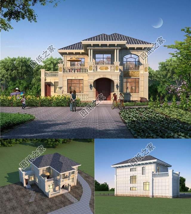 精致歐式別墅設(shè)計(jì)，美觀實(shí)用的房屋，極致享受安靜舒適的生活