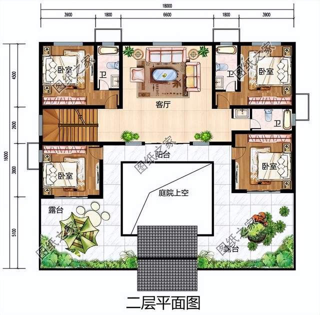 傳統(tǒng)中式合院別墅設(shè)計，神秘的東方文化總是讓我們國人為之瘋狂