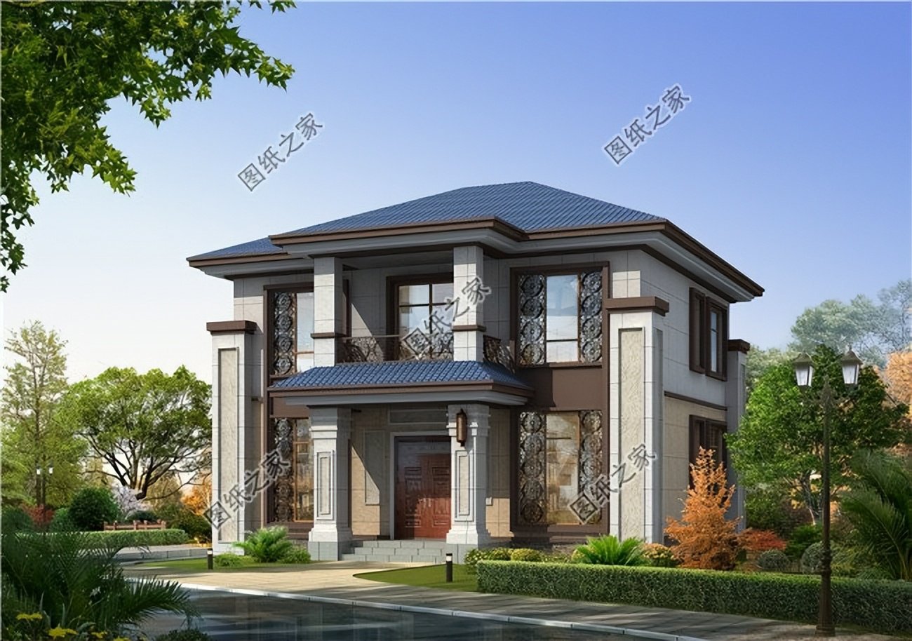 二層經(jīng)濟(jì)實(shí)用型別墅推薦，好看又實(shí)用，布局合理居住舒適