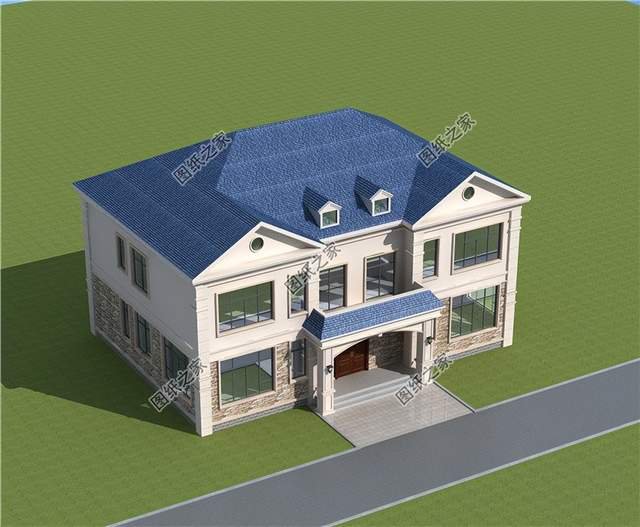 農(nóng)村雙拼別墅設(shè)計(jì)，兄弟手足情深，攜手返鄉(xiāng)一起建樓房