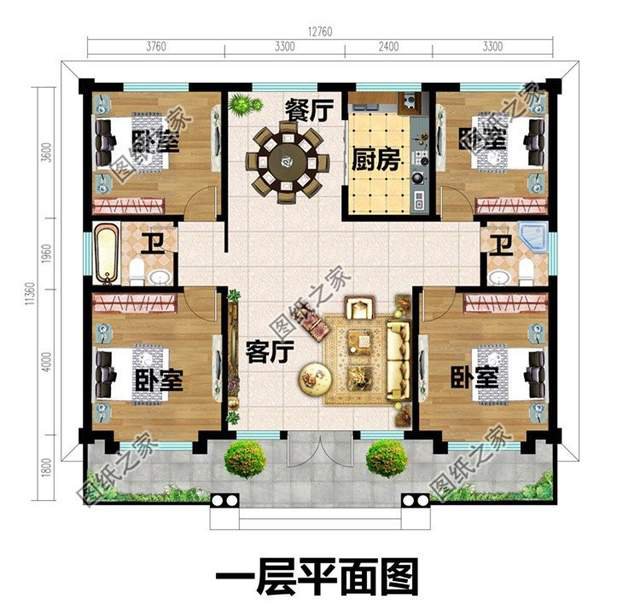 歐式一層別墅設(shè)計(jì)，獻(xiàn)給父母晚年最好的禮物，爸媽住著也安逸