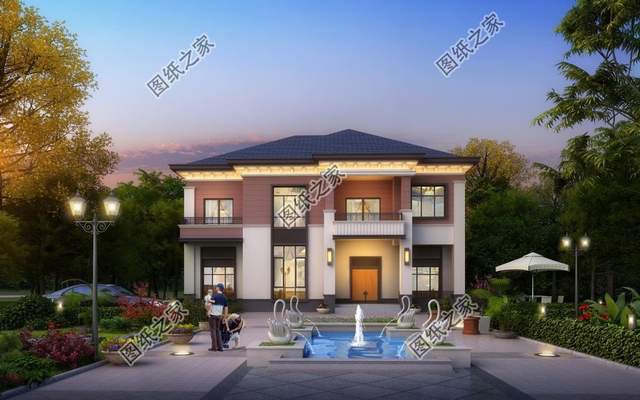 30萬左右農村別墅設計推薦，外觀討人喜歡，布局實用合理