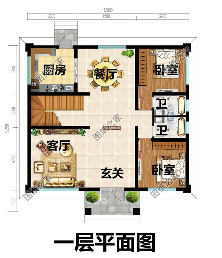 簡單農(nóng)村自建房設(shè)計，造價經(jīng)濟戶型實用舒適，是不可多得的設(shè)計
