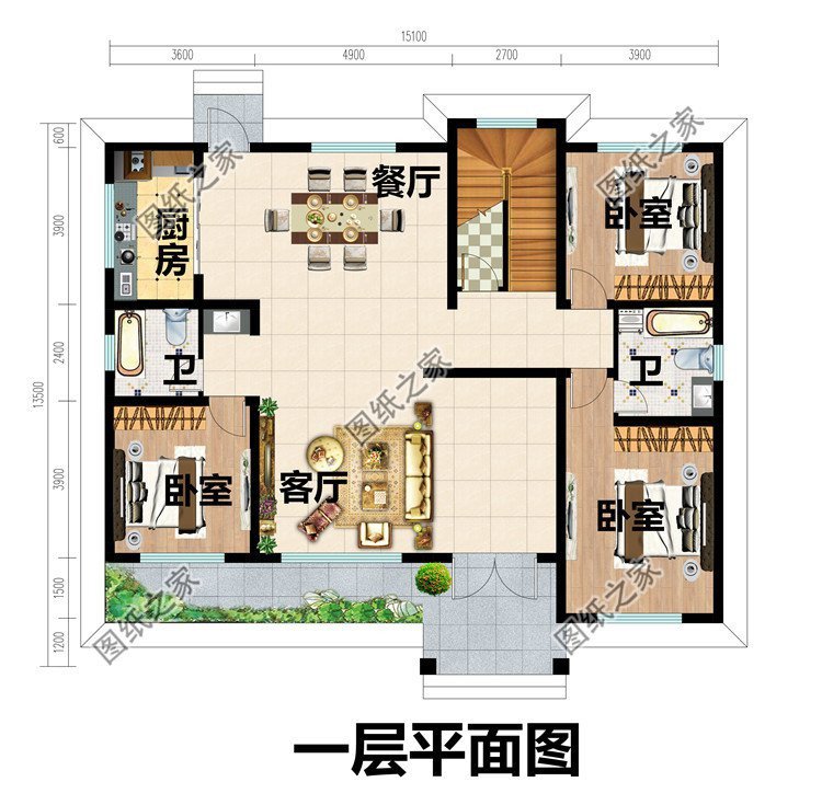 鄉(xiāng)村別墅設(shè)計(jì)圖集，崇尚簡(jiǎn)約自由的生活理念，處處都是隨心自然