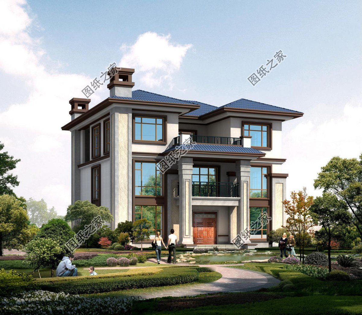 五款新中式別墅設(shè)計(jì)，外觀(guān)低調(diào)奢華內(nèi)涵，室內(nèi)實(shí)用舒適寬敞