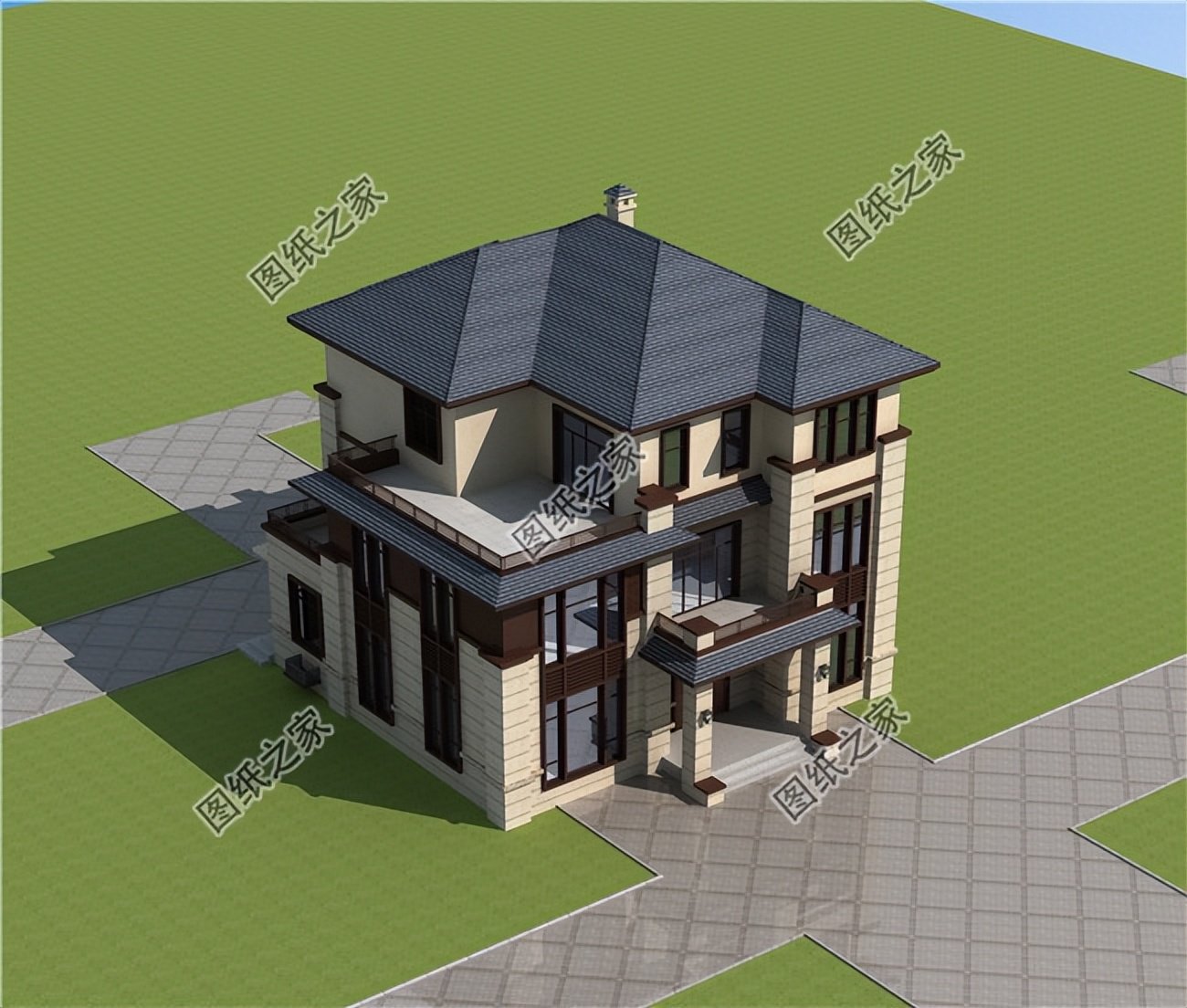 五款新中式別墅設(shè)計(jì)，外觀(guān)低調(diào)奢華內(nèi)涵，室內(nèi)實(shí)用舒適寬敞