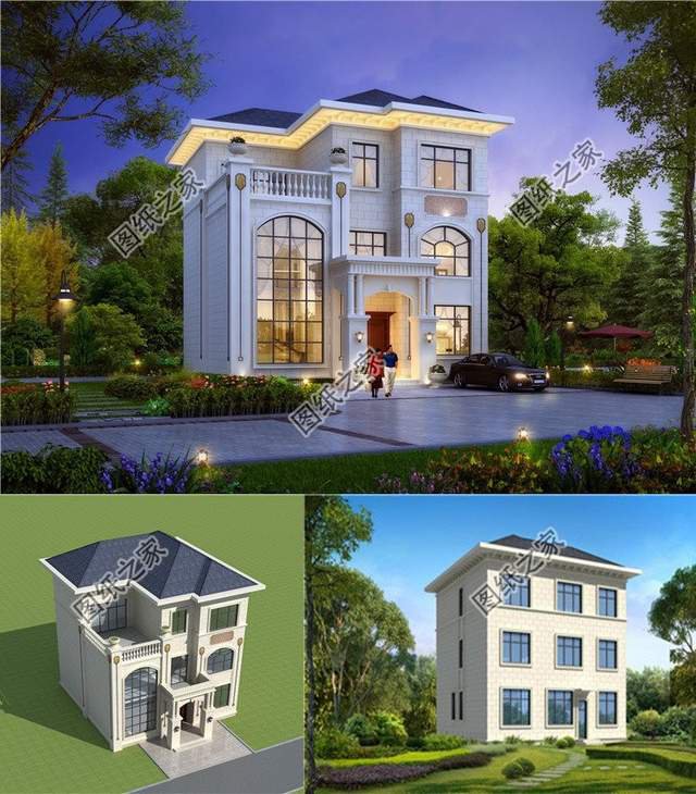 看看這幾款三層別墅設(shè)計，造價不高顏值在線，建好倍有面子