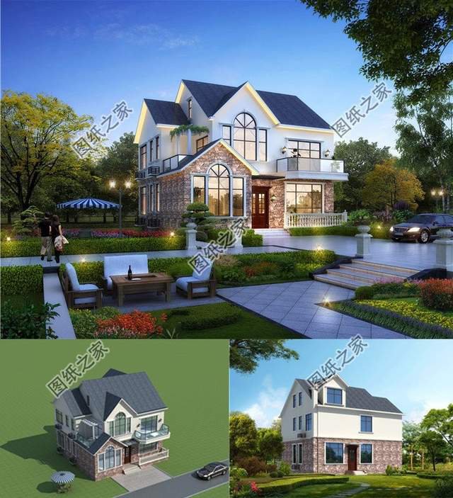 簡單歐式自建房推薦，長在大眾審美的外觀造型，備受贊譽(yù)