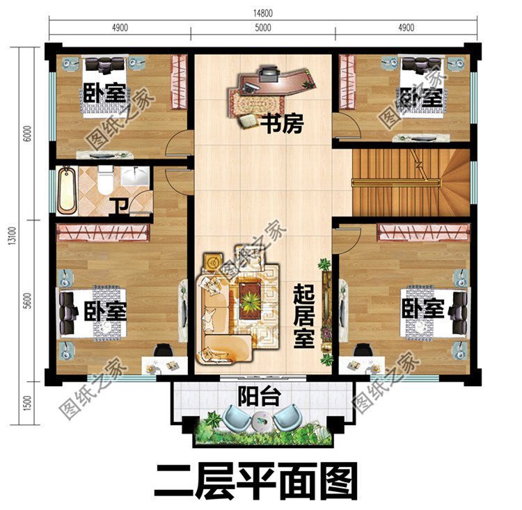 農(nóng)村自建房圖紙推薦，簡單實用造價低，生活居住舒適又愜意