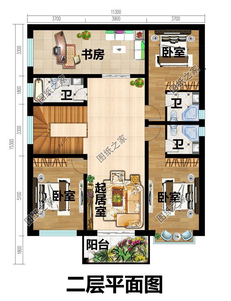 農(nóng)村自建房圖紙推薦，簡單實用造價低，生活居住舒適又愜意