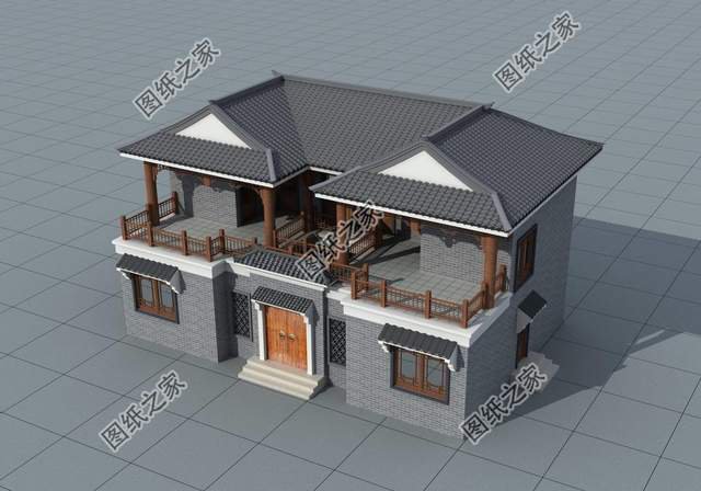 中國(guó)式庭院別墅設(shè)計(jì)，刻在骨子里的中式浪漫，適合農(nóng)村建房