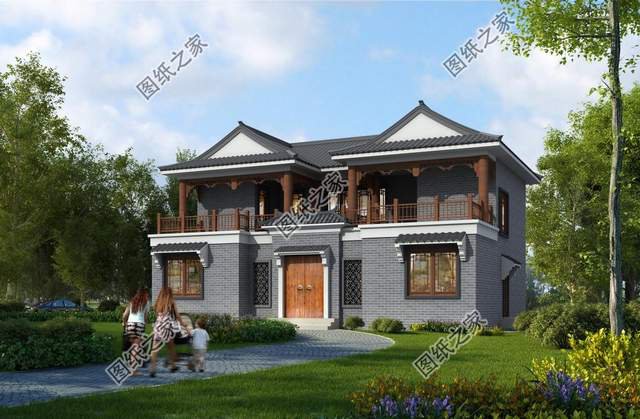 中國(guó)式庭院別墅設(shè)計(jì)，刻在骨子里的中式浪漫，適合農(nóng)村建房