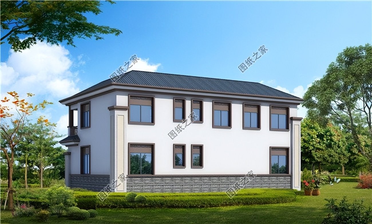 農(nóng)村新中式自建別墅設計，給人古樸韻味、清雅別致的經(jīng)典享受